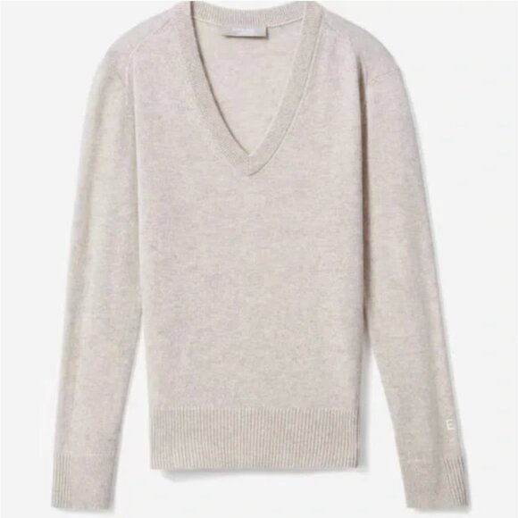 Everlane The Cashmere V-Neck Sweater - Picture 1 of 7